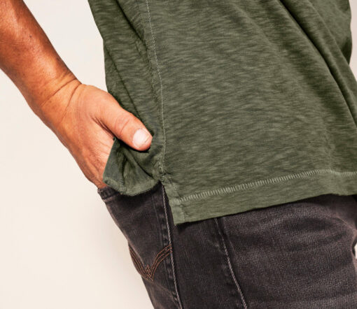 White Stuff - T-Shirt "ABERSOCH", khaki green – Bild 3