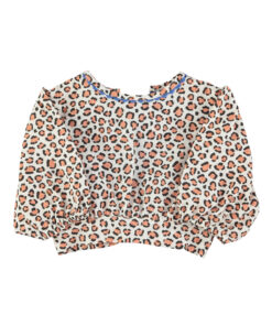 PiuPiuChick - Bluse "LEO", Leo Print, Biobaumwolle