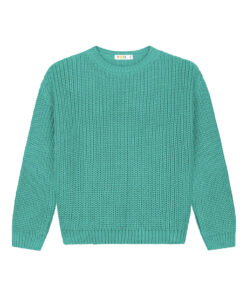 YUKI - Chunky Knit Women, AQUA, Bio Baumwolle