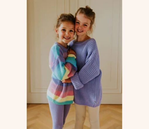 YUKI - Knitted Sweater, LAVENDER, Bio Baumwolle – Bild 5