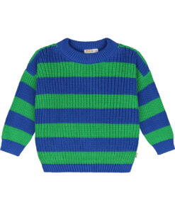 YUKI - Knitted Sweater, PEACOCK, Bio Baumwolle