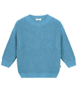 YUKI - Knitted Sweater, SKY, Bio Baumwolle
