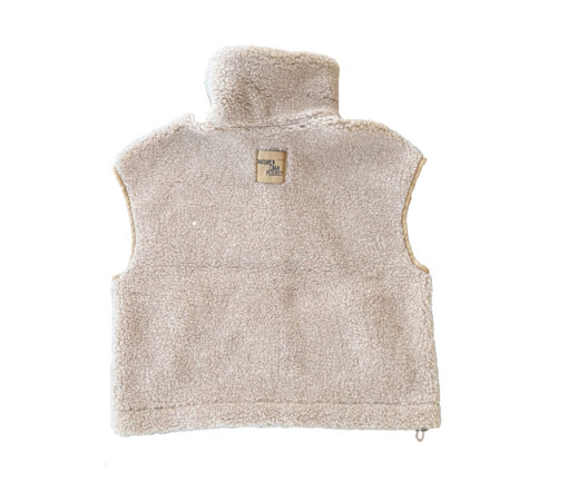Alwero - Weste "ISLA" Sand Brown, Biowolle Ultra Light – Bild 3