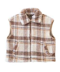 Alwero - Weste "ISLA" Scotch Beige, Biowolle Ultra Light