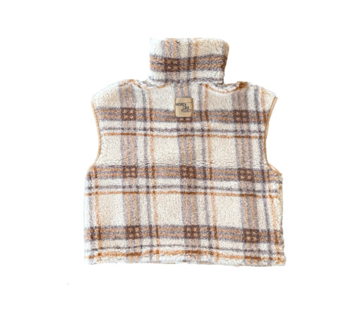 Alwero - Weste "ISLA" Scotch Beige, Biowolle Ultra Light – Bild 3