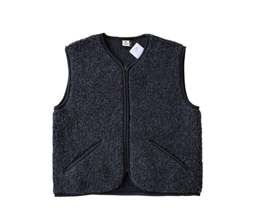 Alwero - Weste "POS" Adult, Biowolle, DEEP BLACK, ultra light