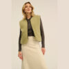 Alwero - Weste "POS" Adult, Biowolle, Pistachio, ultra light
