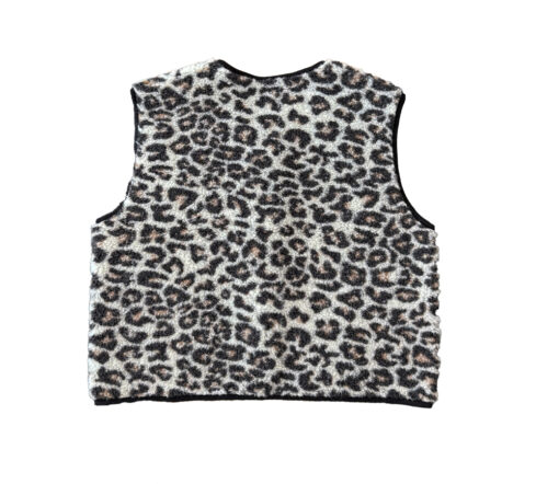 Alwero - Weste "TYB" Adult, LEOPARD WHITE, Biowolle Ultra Light – Bild 2
