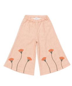 Donsje Amsterdam - Leinenhose "POPPY", cloudy rose, Biobaumwolle