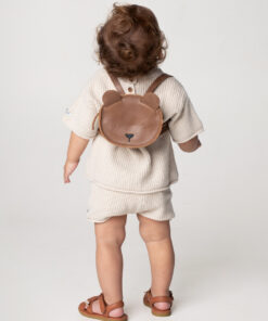 Donsje Amsterdam - Rucksack "Kapi Bear", cognac