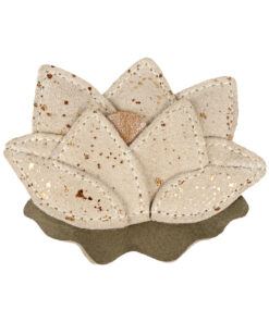 Donsje Amsterdam - Haarspange "Zaza Clip Water Lilly", creme