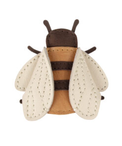 Donsje Amsterdam - Haarspange "Zaza Clip Bee", camel
