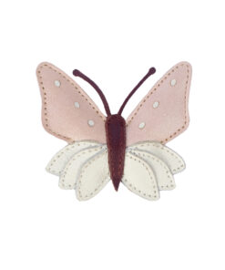 Donsje Amsterdam - Haarspange "Zaza Clip Butterfly", powder metallic