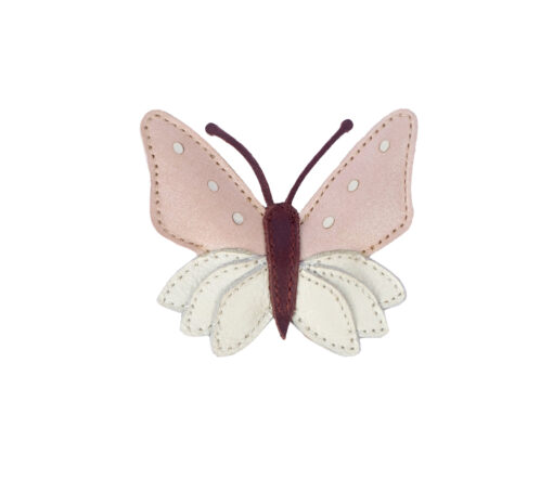 Donsje Amsterdam - Haarspange "Zaza Clip Butterfly", powder metallic