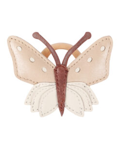 Donsje Amsterdam - Haargummi "Zaza Tie Butterfly", powder metallic