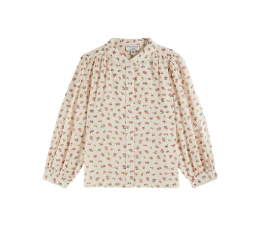 EMILE & IDA - Bluse mit Blumenmuster, 'FLORESCO', Baumwolle