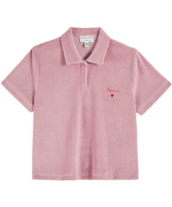 EMILE & IDA - Polo T-Shirt, Frotee, Flieder
