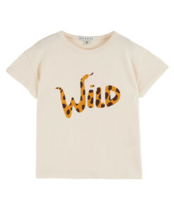 EMILE & IDA - T-Shirt, 'WILD', Creme, Biobaumwolle