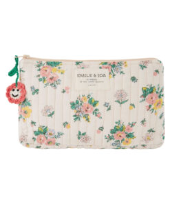 EMILE & IDA - Schminktasche / Mäppchen 'PRINTEMPS ROSE', flowers
