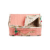 EMILE & IDA - kleiner Koffer, 'VALISE' , vichy pivoine, Baumwolle