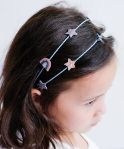 MIMI & LULA - Haarreif 'LITTLE PRINCE' doppelt, Regenbogen & Sterne