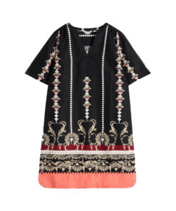 White Stuff - Kleid "JUNE", black, Leinen