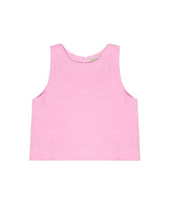 The New Society - Top "HERA", Hibiscus, Leinen