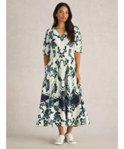 White Stuff - Kleid "KATE", ivory, Leinenmischung