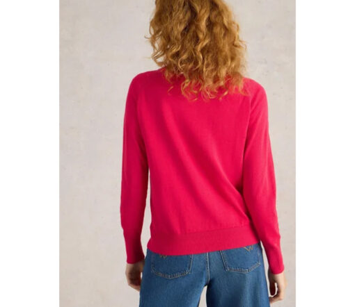 White Stuff - Strickjacke "LULU", bright pink – Bild 4