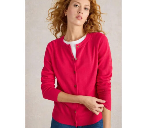 White Stuff - Strickjacke "LULU", bright pink – Bild 2