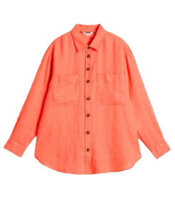 White Stuff - Bluse ''LYDIA", brt orange, Leinen