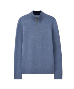 White Stuff - Pullover "NEWPORT", chamb blue, Merinowolle