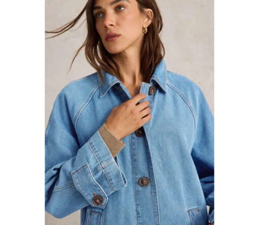 White Stuff - Jeansjacke "OAKLEIGH", mid denim – Bild 4