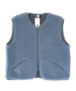 Alwero - Weste "POS" Adult, Biowolle, Icy Blue, ultra light