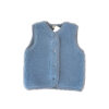 Alwero - Bodywarmer "TYB" Junior, Biowolle, ICY BLUE, ultra light
