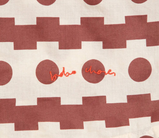 BOBO CHOSES - Shirt Oversized "GEOMETRIC", braun/weiß, Bio-Baumwolle – Bild 7