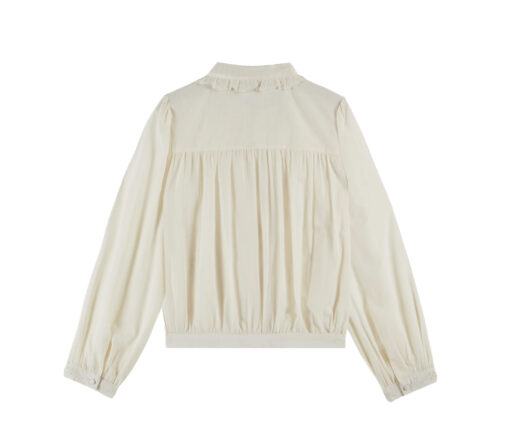 EMILE & IDA - Bluse, 'VINTAGE BRODEE', creme, Baumwolle – Bild 5