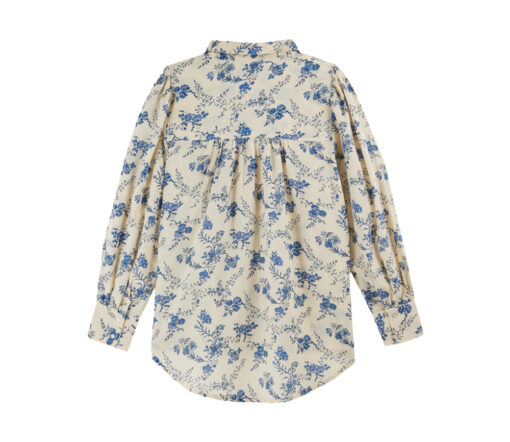EMILE & IDA - Bluse, 'IMPRIMEE', orchid bleu, Baumwolle – Bild 3