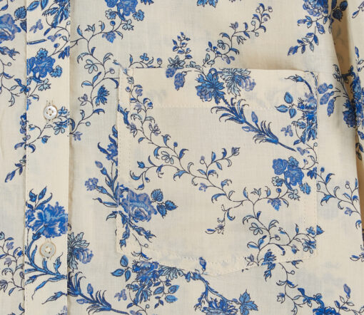 EMILE & IDA - Bluse, 'IMPRIMEE', orchid bleu, Baumwolle – Bild 5