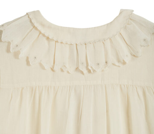 EMILE & IDA - bestickte Bluse, 'VINTAGE', ecru, Baumwolle – Bild 4