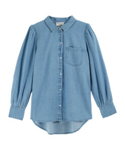 EMILE & IDA - Bluse, 'AMPLE', denim, Baumwolle