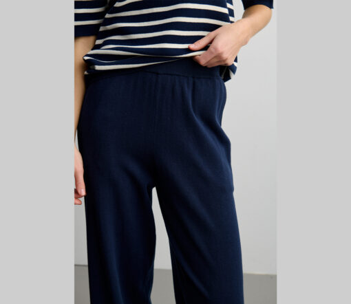 FUB - High Waist Hose, Women, dark navy, Bio-Baumwolle – Bild 4