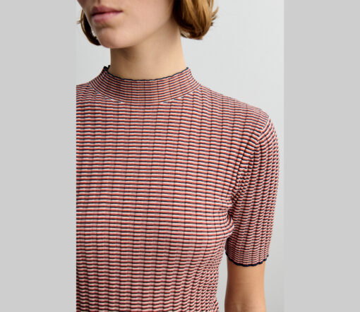 FUB - T-Shirt Women high neck, gestreift, Bio-Baumwolle – Bild 3