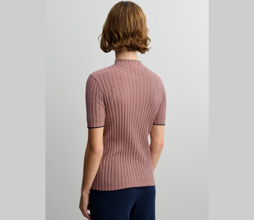 FUB - T-Shirt Women high neck, gestreift, Bio-Baumwolle – Bild 4