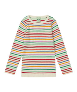 FUB - Longsleeve Rib, multi stripe, Biobaumwolle