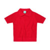 FUB - Pointelle T-Shirt gerippt, ruby red, Biobaumwolle