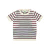 FUB - T-Shirt stripes, ecru/dark navy, Biobaumwolle