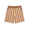 FUB - Shorts Women, gestreift caramel, Bio-Baumwolle