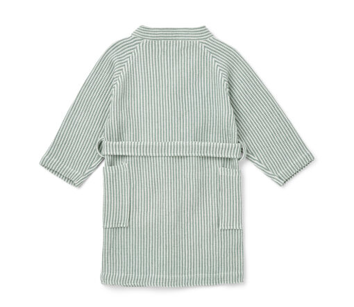 Liewood -  Bademantel "BERTHA", Peppermint/Creme, Biobamuwolle GOTS zertifiziert – Bild 2