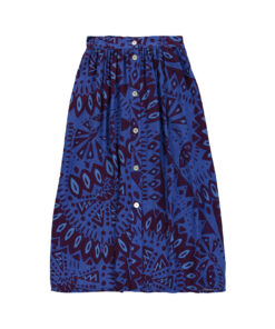 Sisters Department - Rock lang, blue & bordeaux, Viskose